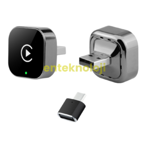 Usb 2in1 Converter Kablosuz CarPlay Apple ve Android Uyumlu